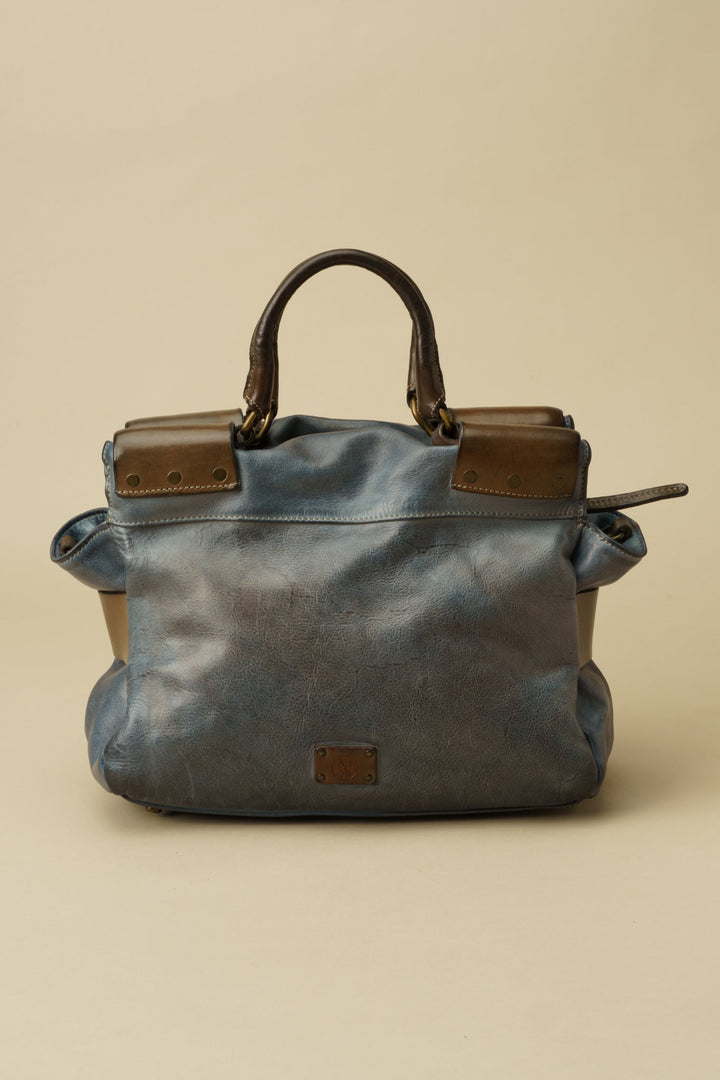 AU79 Belted Tote - Vintage Denim