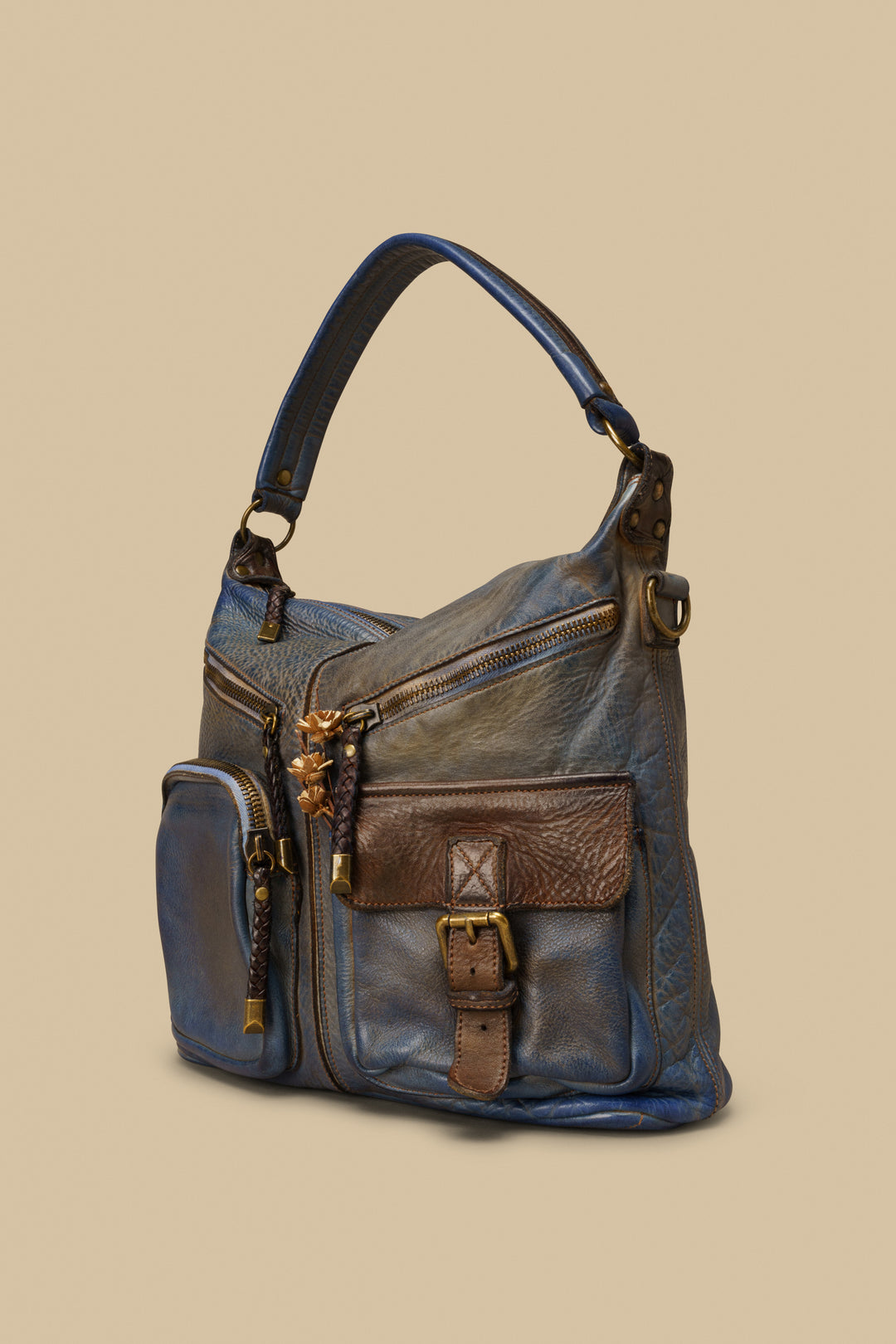 Bayside84 Multipocket Shoulder Bag - Antique Blue