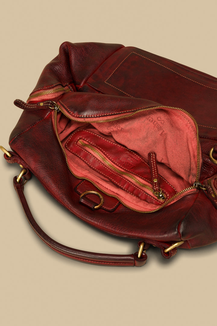 Quest Backpack Purse - Wine Bordeaux