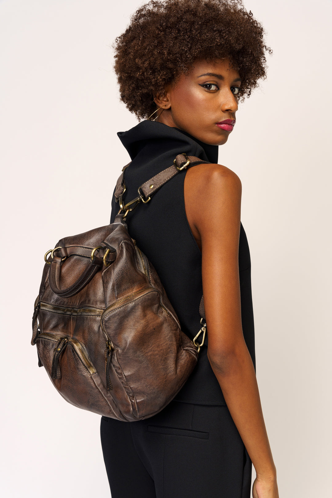 Quest Backpack Purse - Mink Shadow