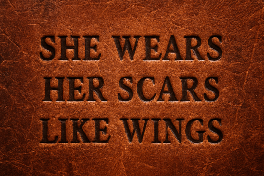 She Wears Her Scars Like Wings