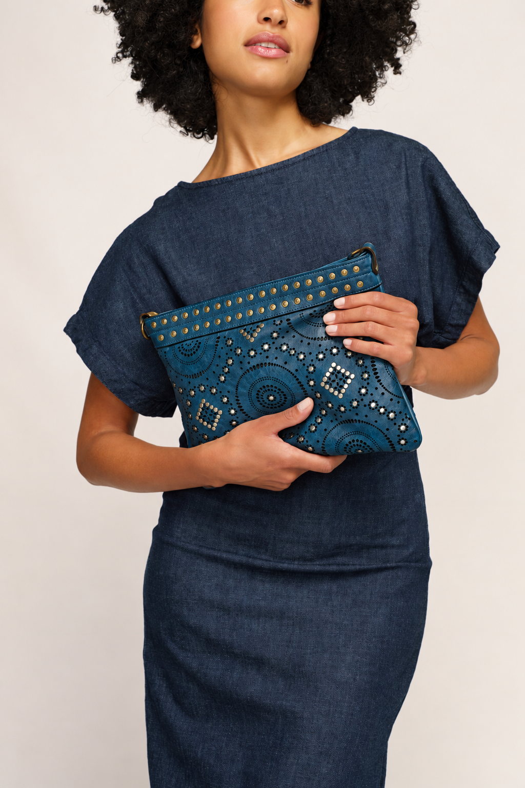 Aura Convertible Pouch - Teal Blue