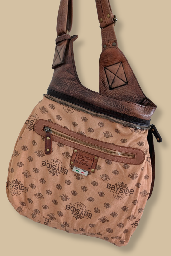 BAYSIDE84 Crossbody Saddle Bag - Cigar Brown