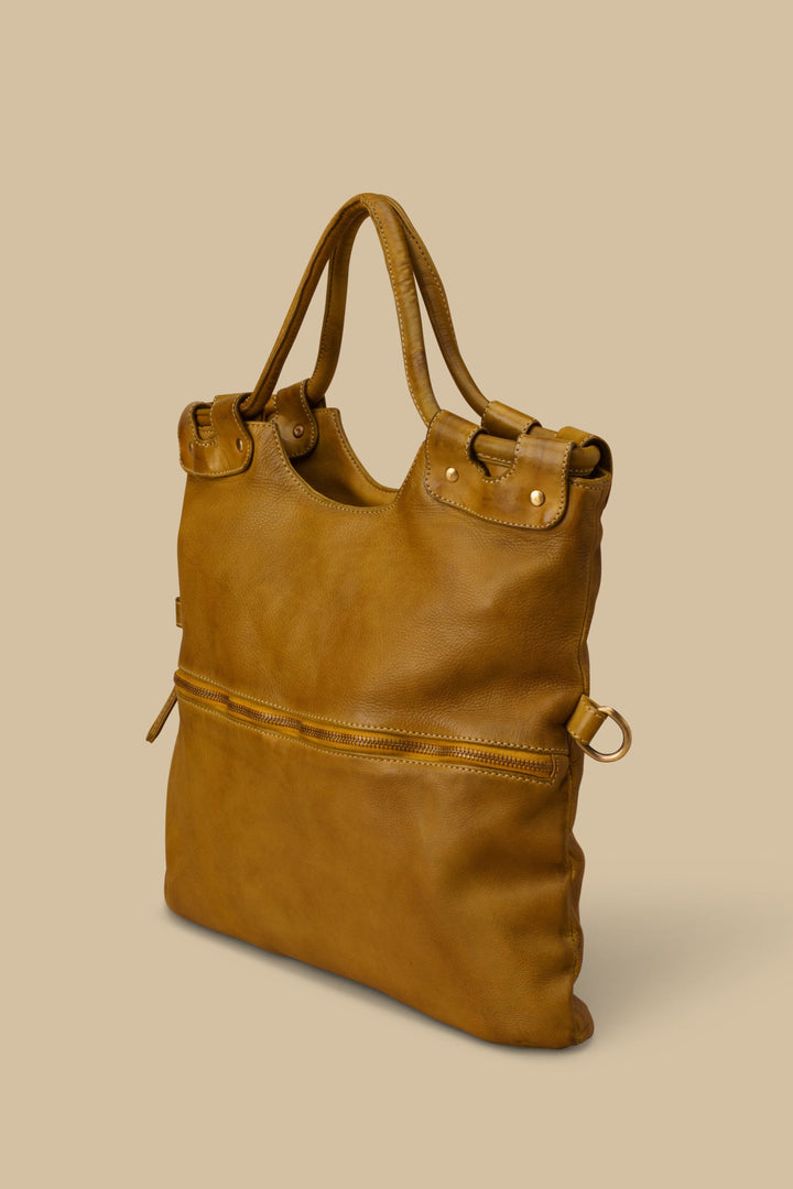 Bella Foldover Tote - Pistachio Green