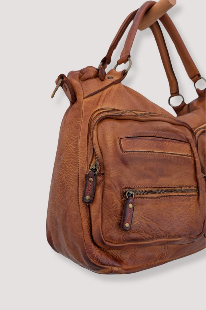 BAYSIDE84 XL Multipocket Tote & Crossbody - Cognac mens