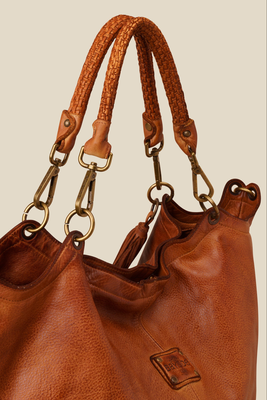 LUSHER CALLA LILY XL HOBO, LUSHER + BAYSIDE84 COLLAB, LUSHER LEATHER HOBO BAGS, CONVERTIBLE HOBO CROSSBODY, XL LEATHER CROSSBODY HOBO 
