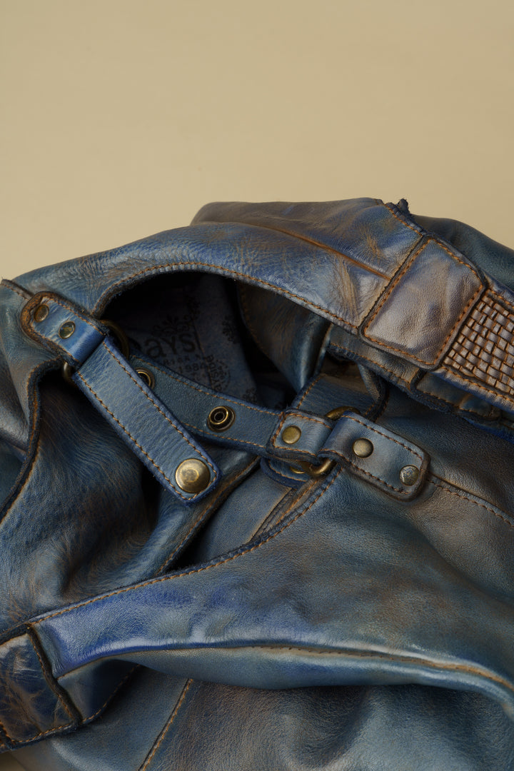 Slouchy Crossbody Hobo Carryall - Blue