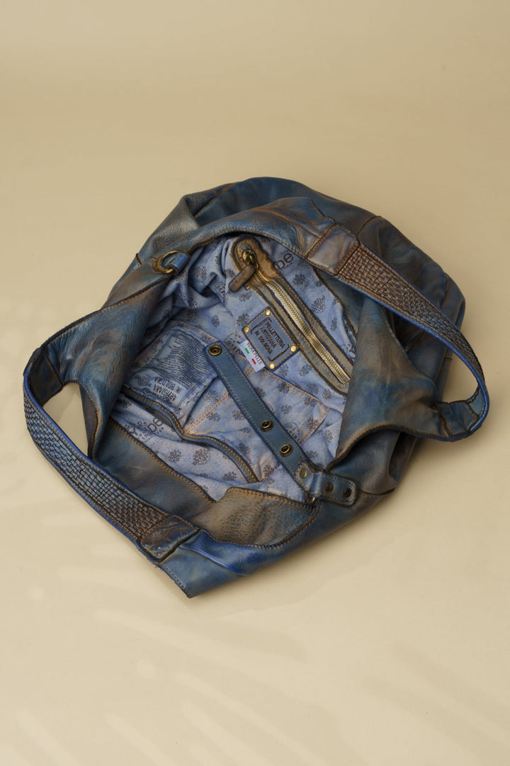 Slouchy Crossbody Hobo Carryall - Blue