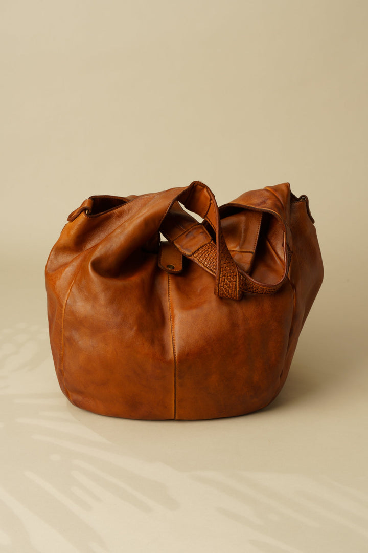 Lusher Carryall Hobo Cognac, Lusher Bayside84 Collab Carryall Hobo, Slouchy Crossbody Hobo, Soft slouchy XL hobo, Hobo Crossbody Bag, Cognac Leather XL Hobo