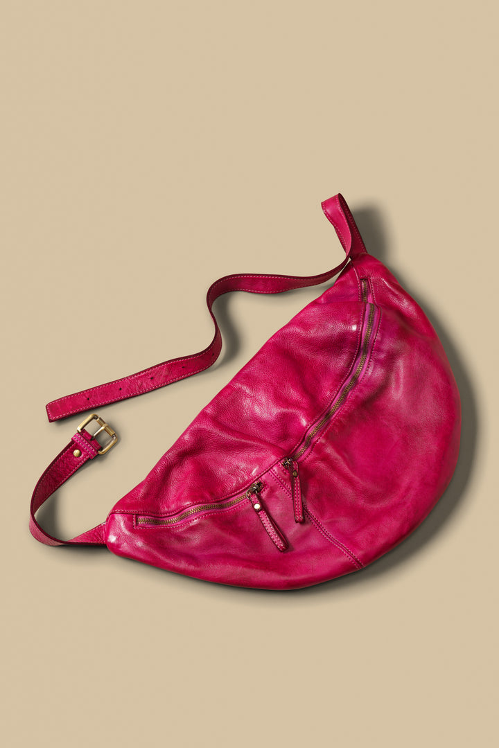 City Sling & Belt Bag  - Stoned Fuchsia