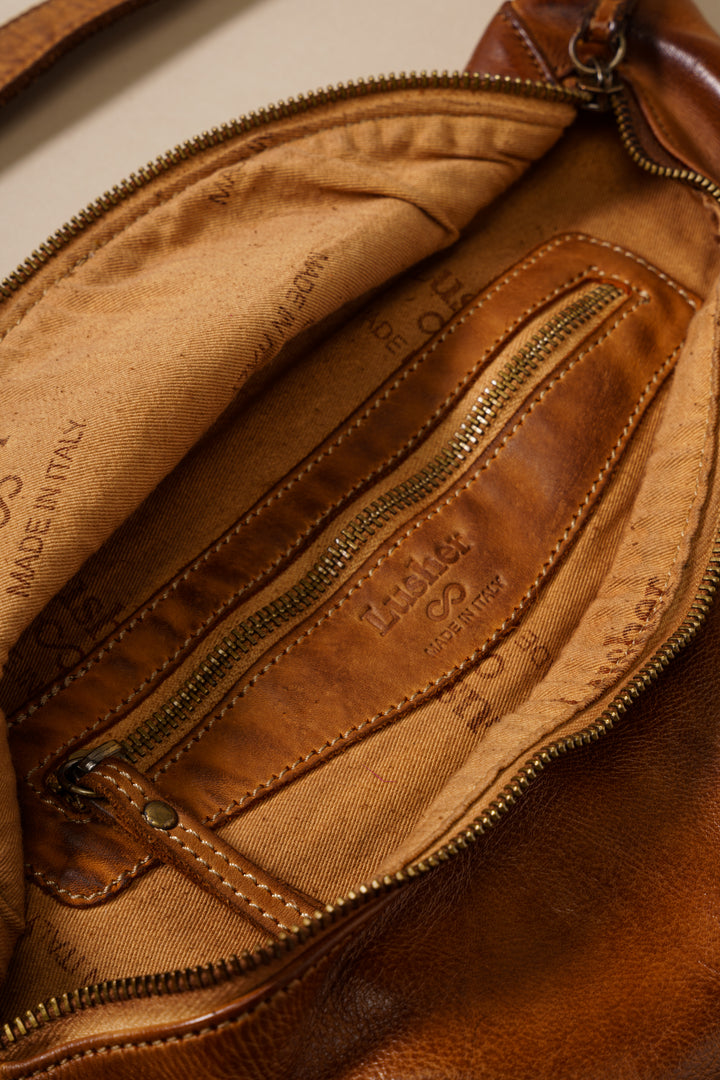 City Sling & Belt Bag  - Cognac Rocks