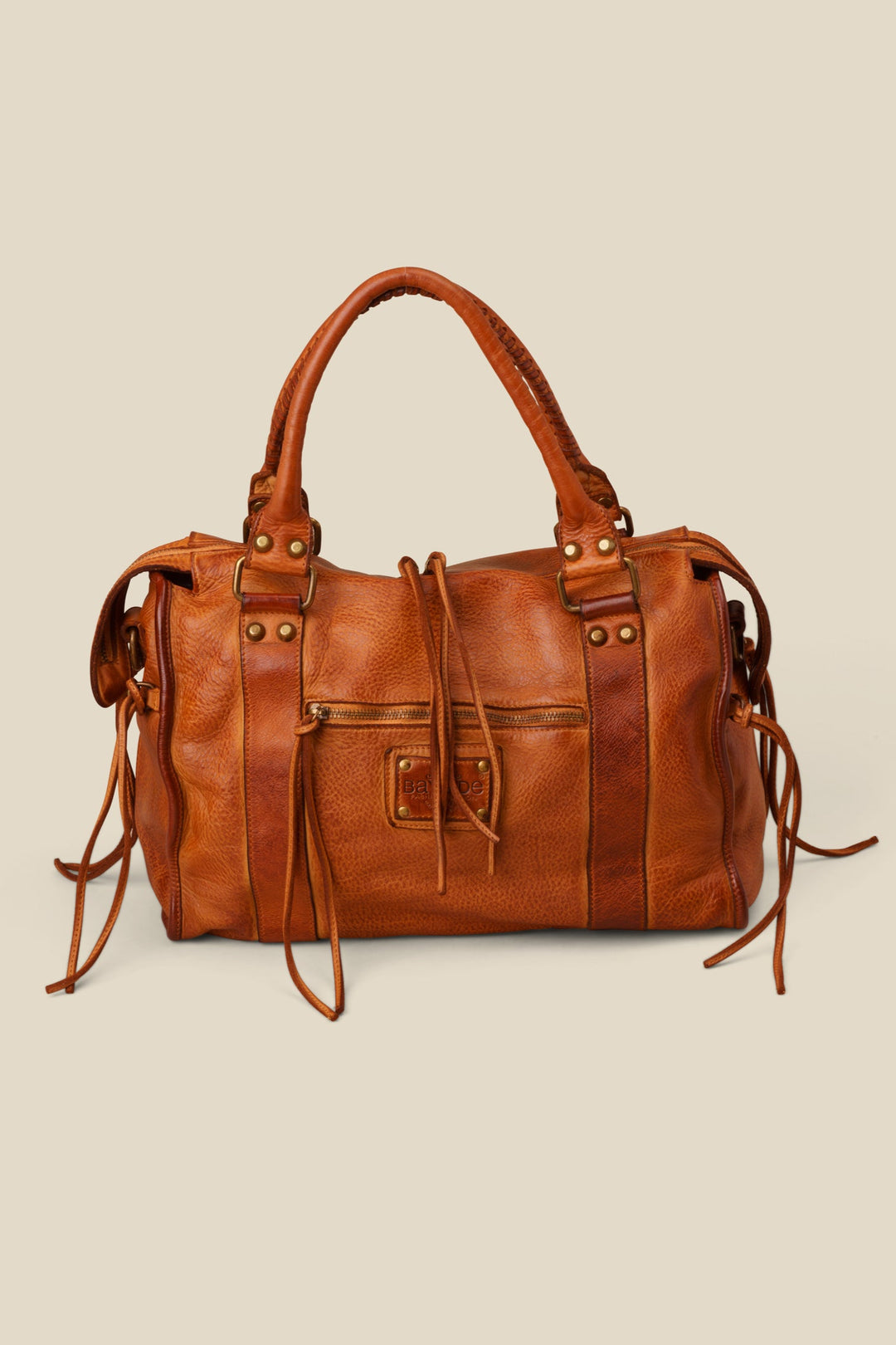 LUSHER CLASSIC FRINGE HOBO, LUSHER + BAYSIDE84 COLLAB, BAYSIDE84 HOBO BAG, LUSHER LEATHER BAGS, COGNAC HOBO BAG 