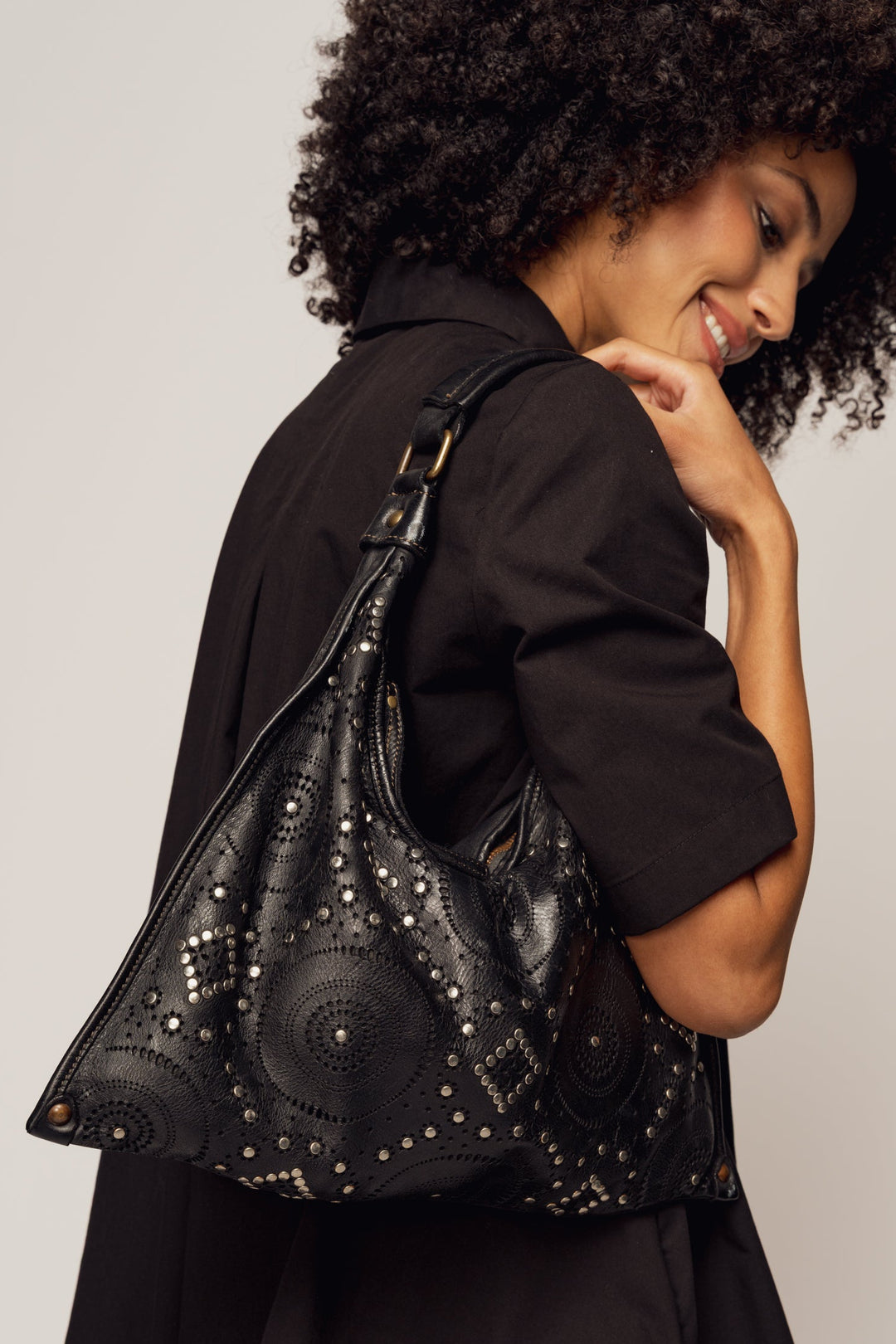 LUSHER COSMIC MUSE SHOULDER BAG BLACK, LUSHER BAYSIDE84 COLLAB COLLECTION