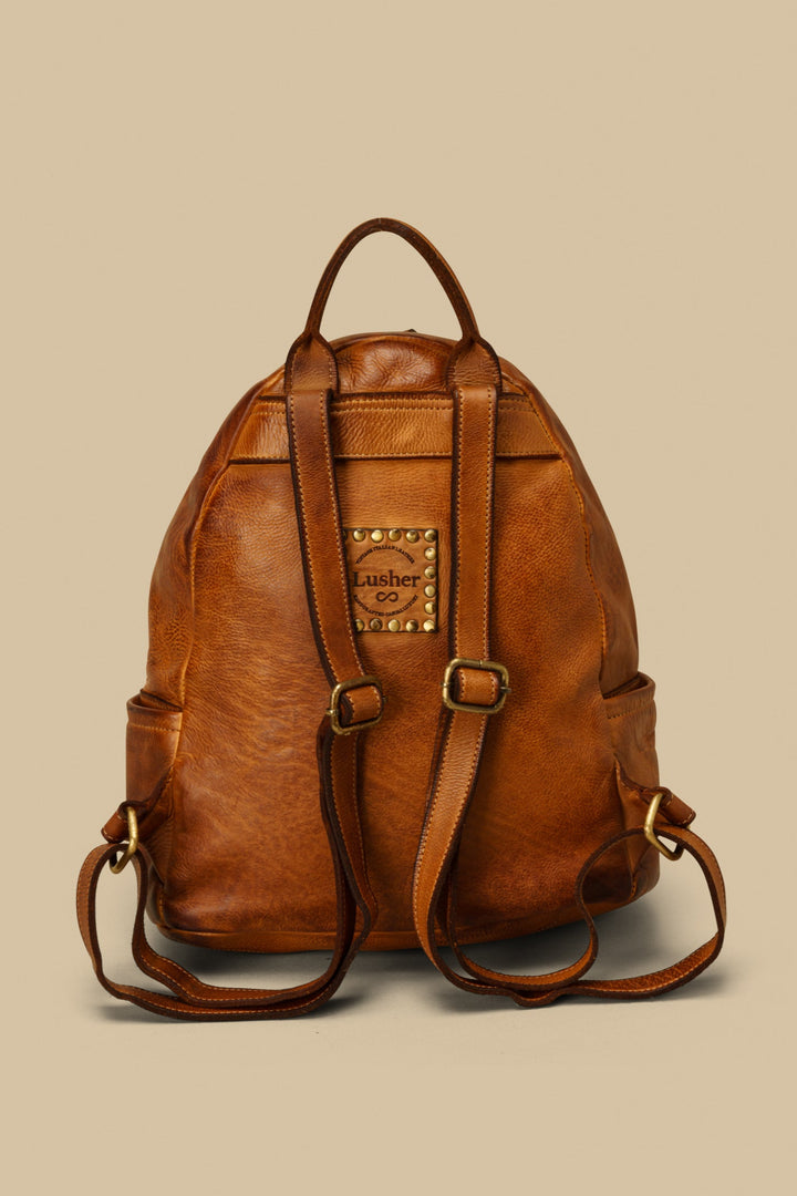 Explorer Backpack - Cognac Rocks