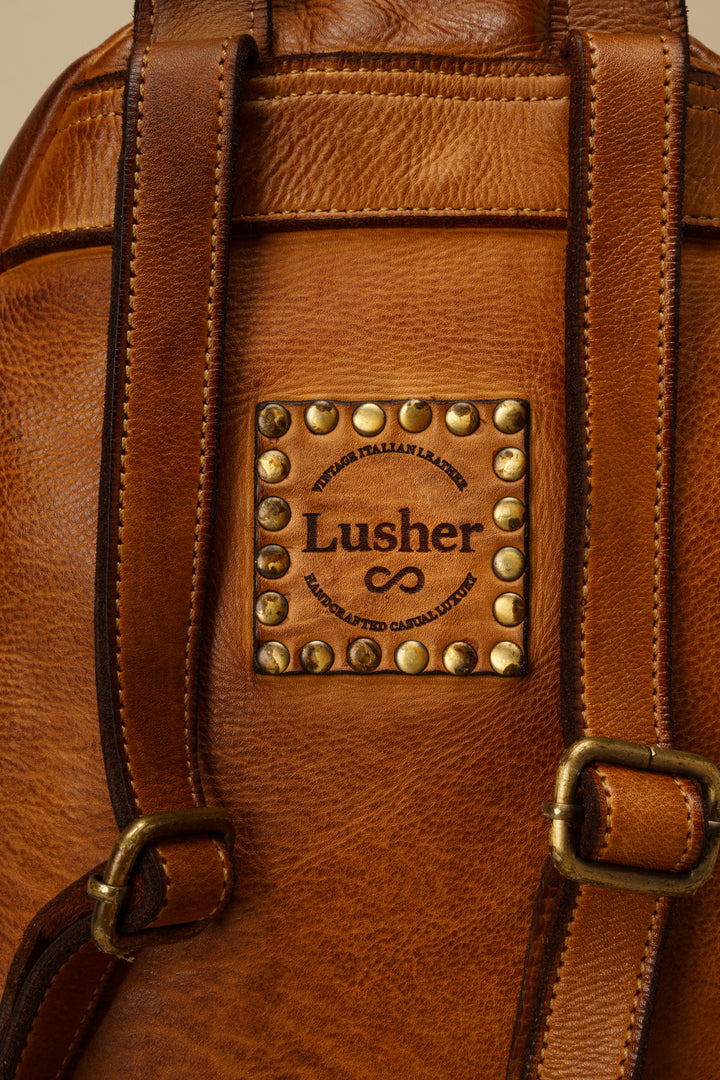 Explorer Backpack - Cognac Rocks