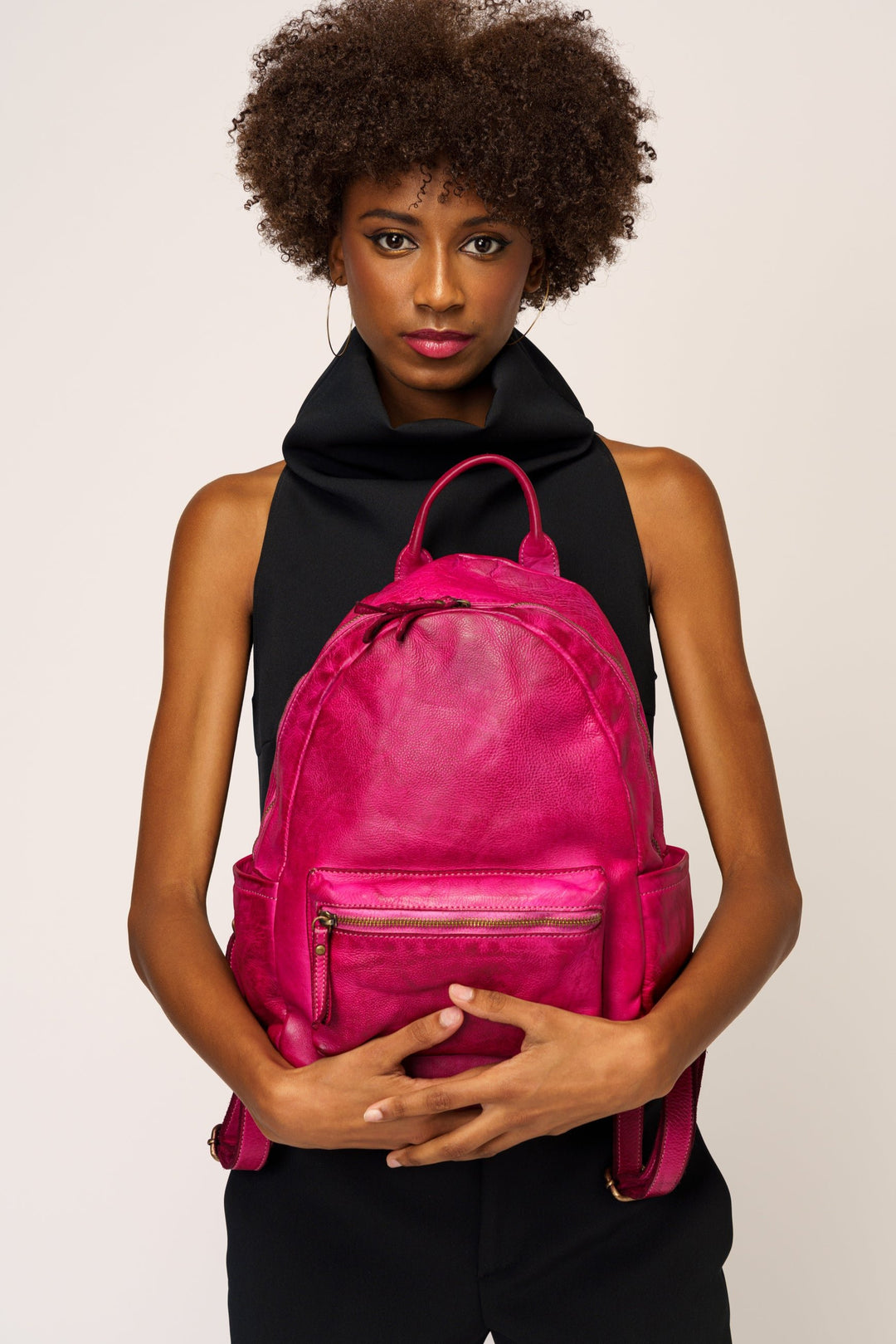 EXPLORER BACKPACK FUCHSIA PINK, LUSHER EXPLORE BACKPACK REVIEWS, DESIGNER PINK BACKPACK, VINTAGE BACKPACKS, 