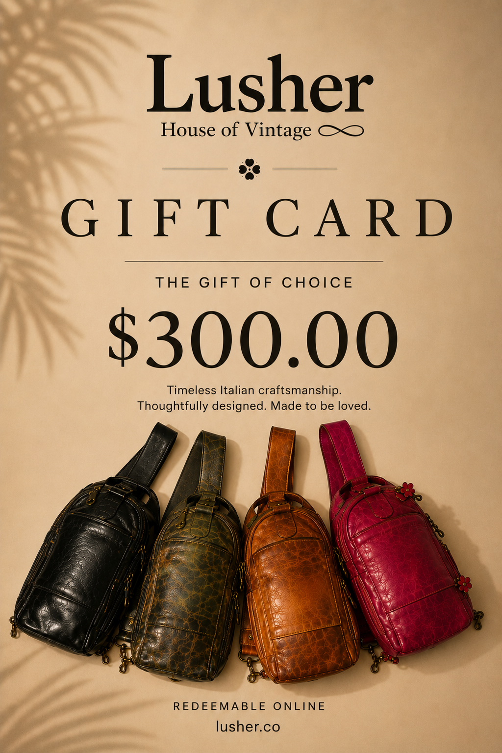 LUSHER Gift Card