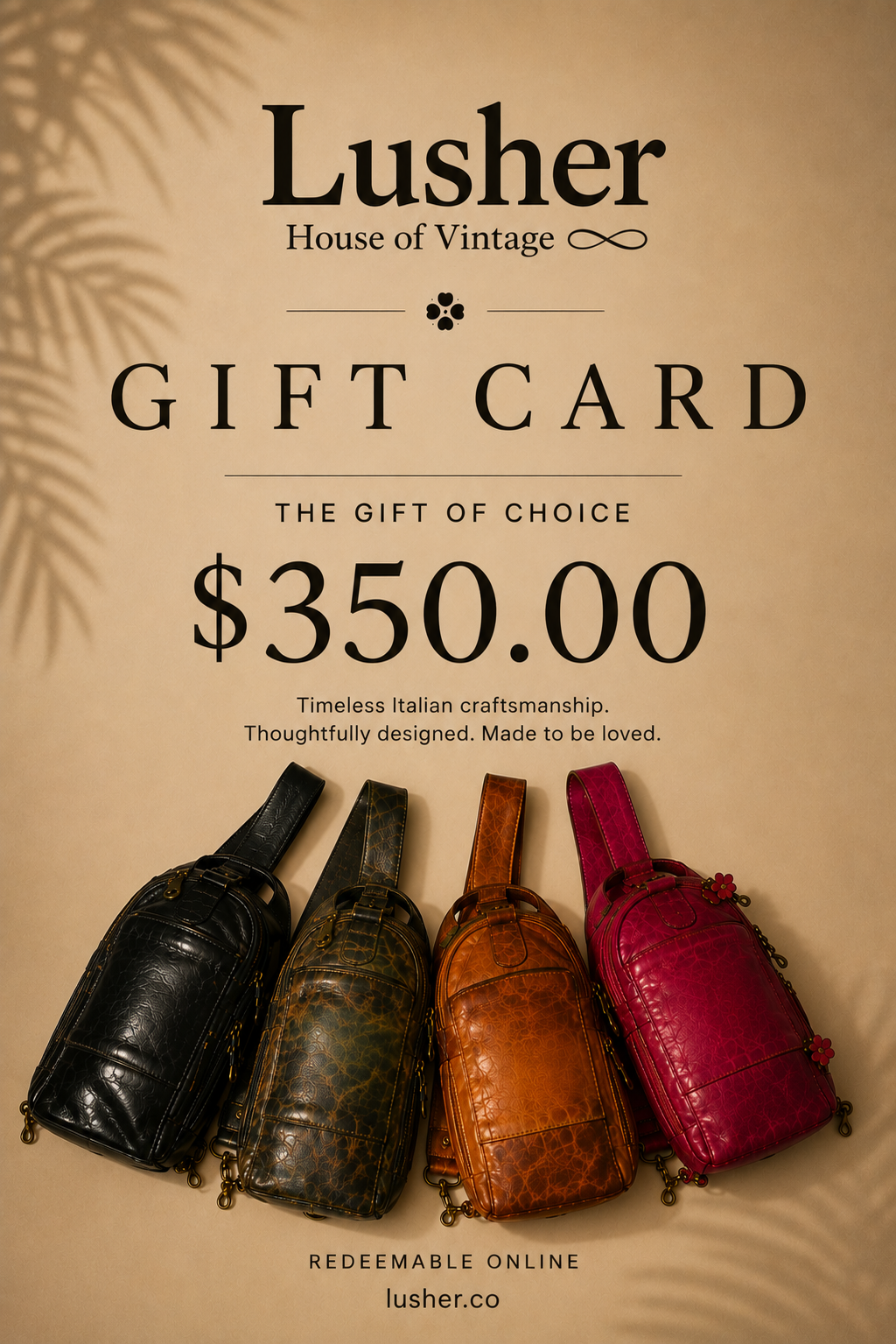 LUSHER Gift Card
