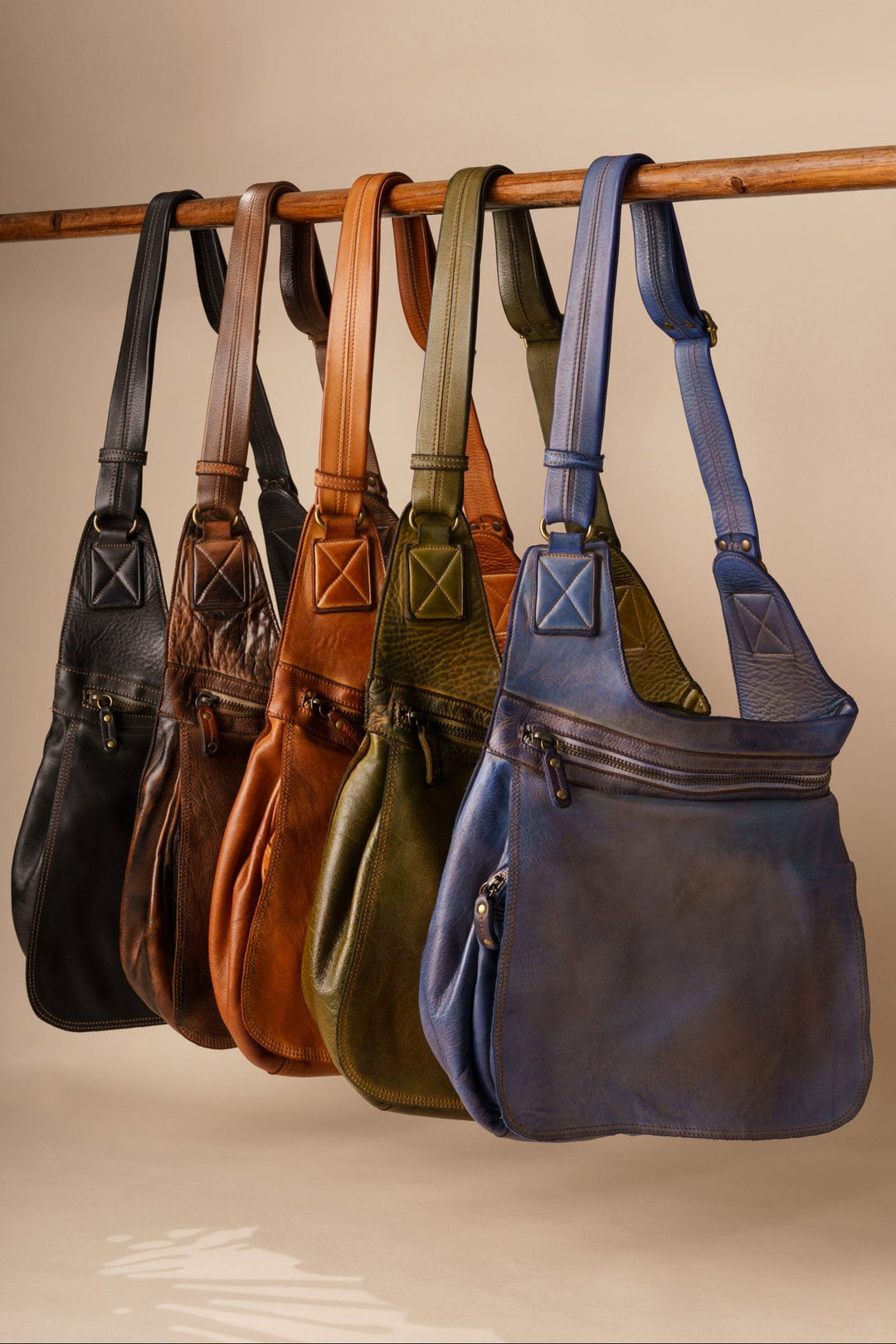 Heritage Leather Saddle Bag - Lusher House of Vintage, Bayside Fashion Nation