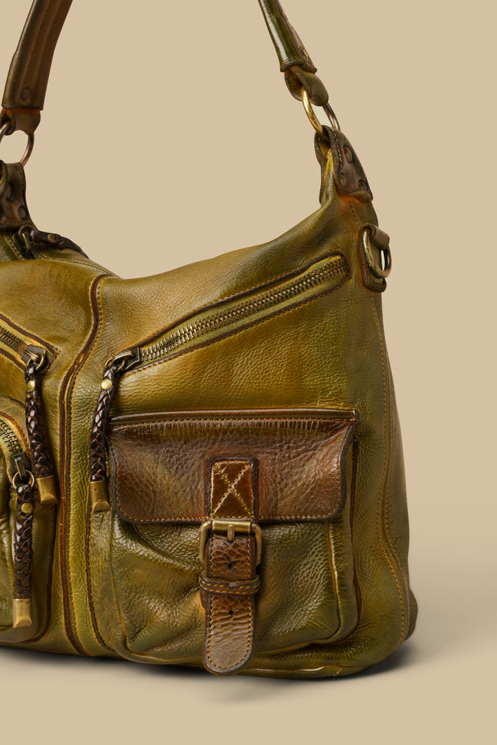 BAYSIDE84 MULTIPOCKET SHOULDER BAG - CAMO GREEN -  PRODUCT PIC (1)