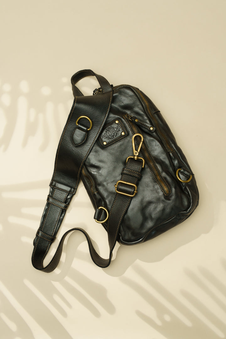 LUSHER LEATHER SLING BAGS, MODENA LEATHER SLING BAG, VINTAGE LEATHER SLING BAGS, SOFT SLOUCHY LEATHER SLING BAG, IPAD SLING BAG, 