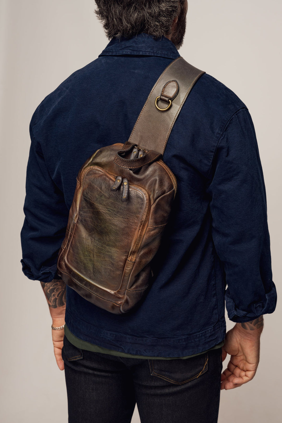Lusher.co Modena Sling Bag Petrol, Lusher Bayside84 Collab, Lusher Sling Bags