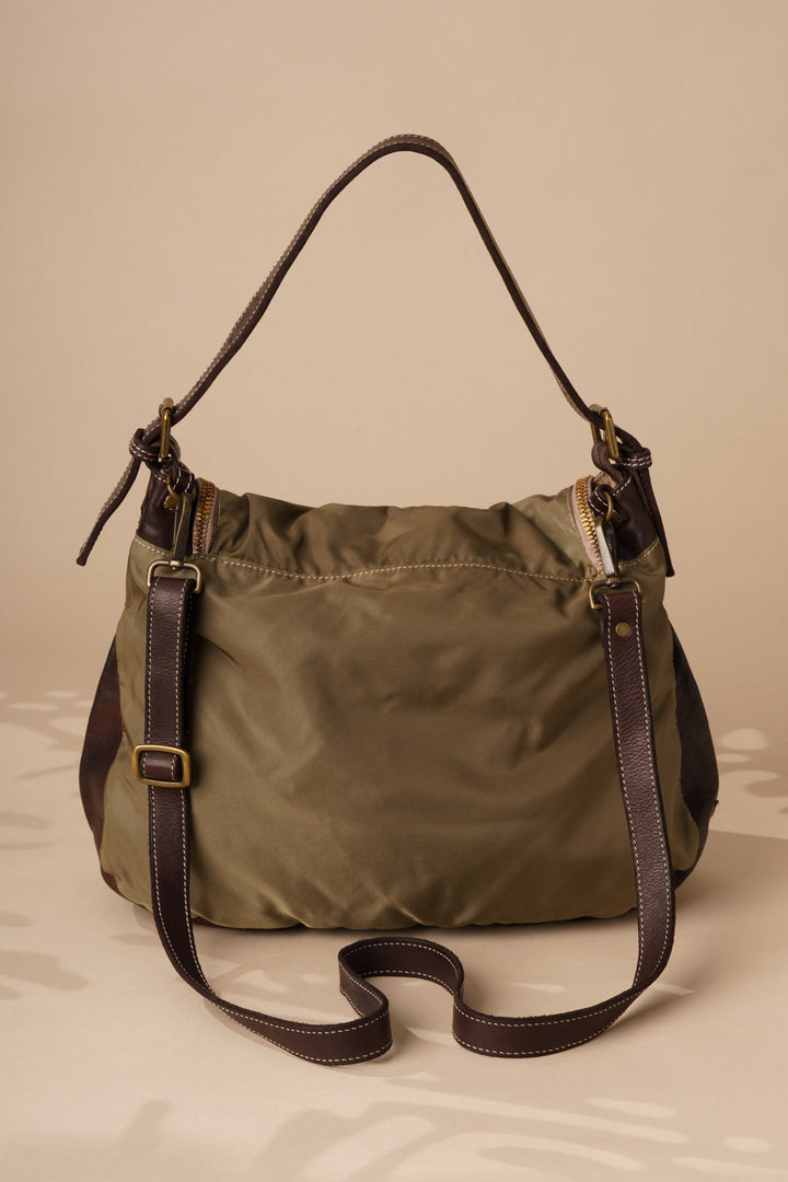 Militare Recycled Nylon Field Bag -  Heritage Olive - LUSHER 