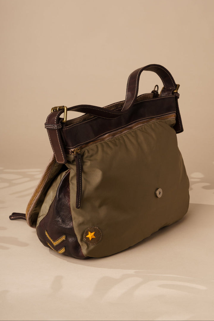 Militare Recycled Nylon Field Bag -  Heritage Olive - LUSHER 