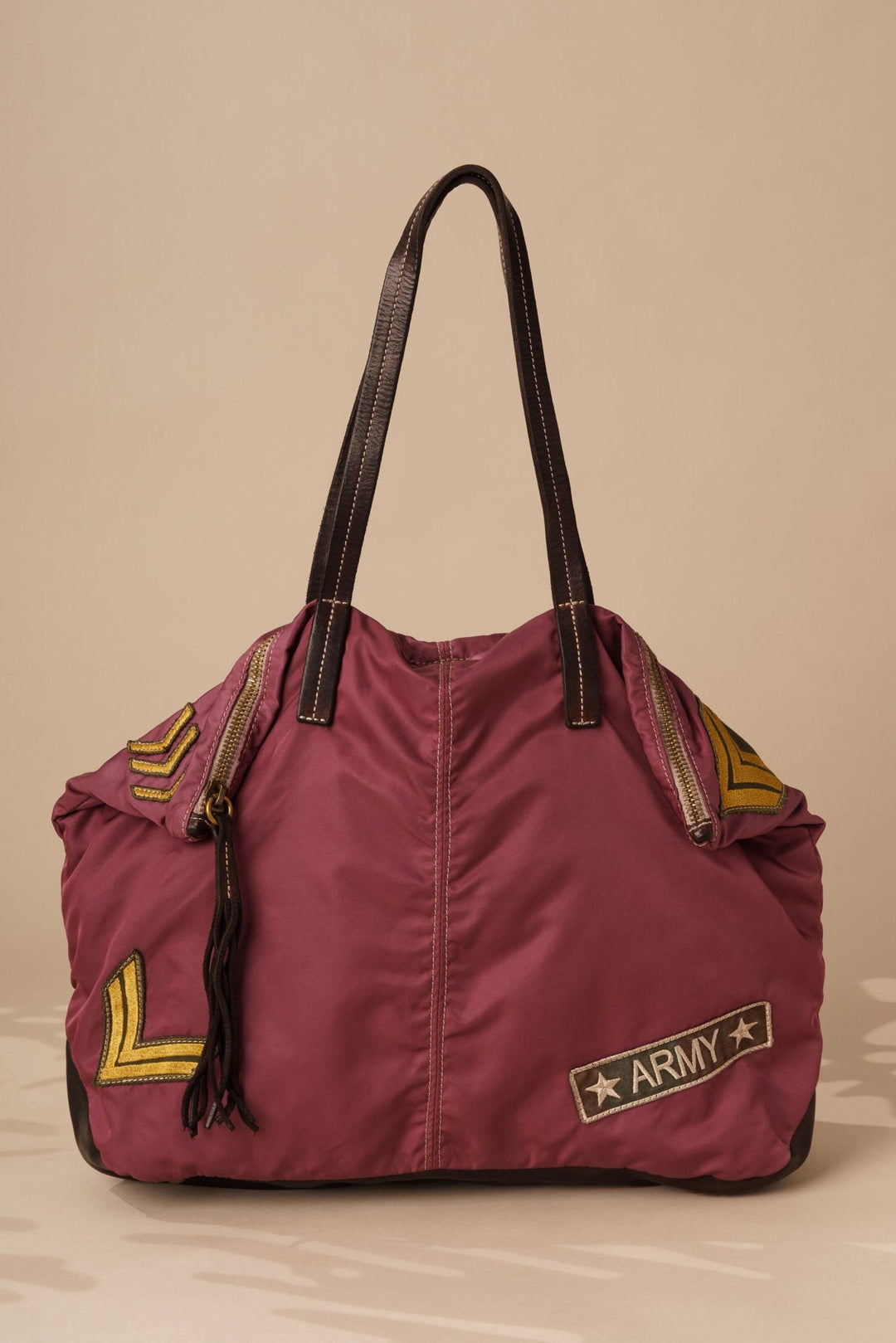 Militare Recycled Nylon Tote - Vintage Rose LUSHER, LIMONTA NYLON BAG,