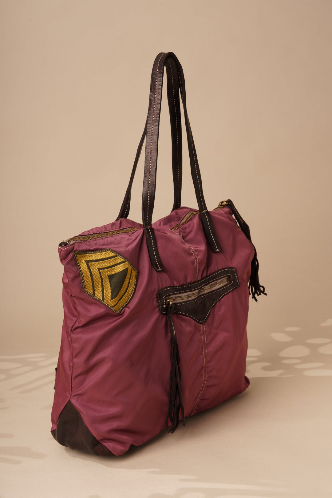 Militare Recycled Nylon Tote - Vintage Rose LUSHER, LIMONTA NYLON BAG,