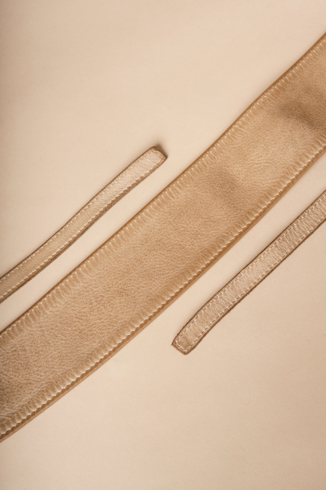 OBI BELT VEGETABLED TANNED LEATHER - LUSHER 