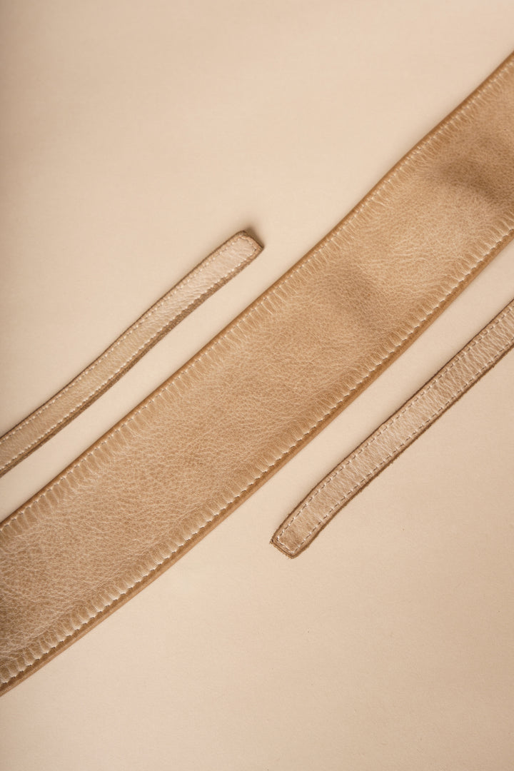 OBI BELT VEGETABLED TANNED LEATHER - LUSHER 