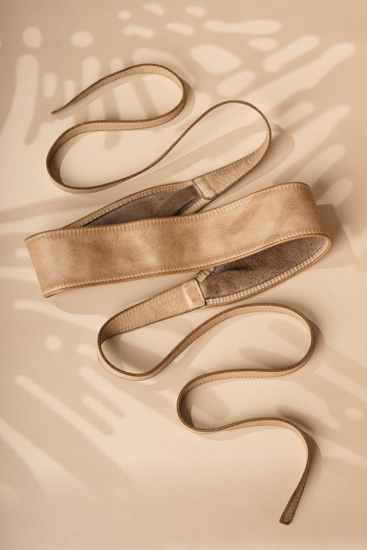 OBI BELT VEGETABLED TANNED LEATHER - LUSHER 
