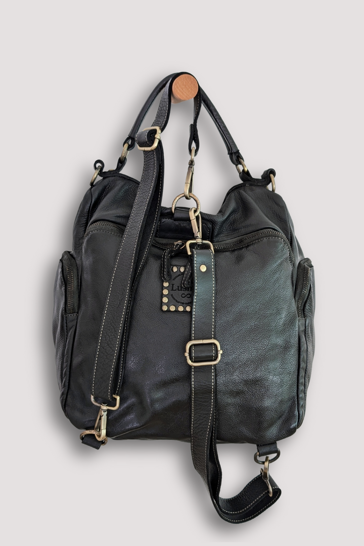 Quest Backpack Purse - Black Out