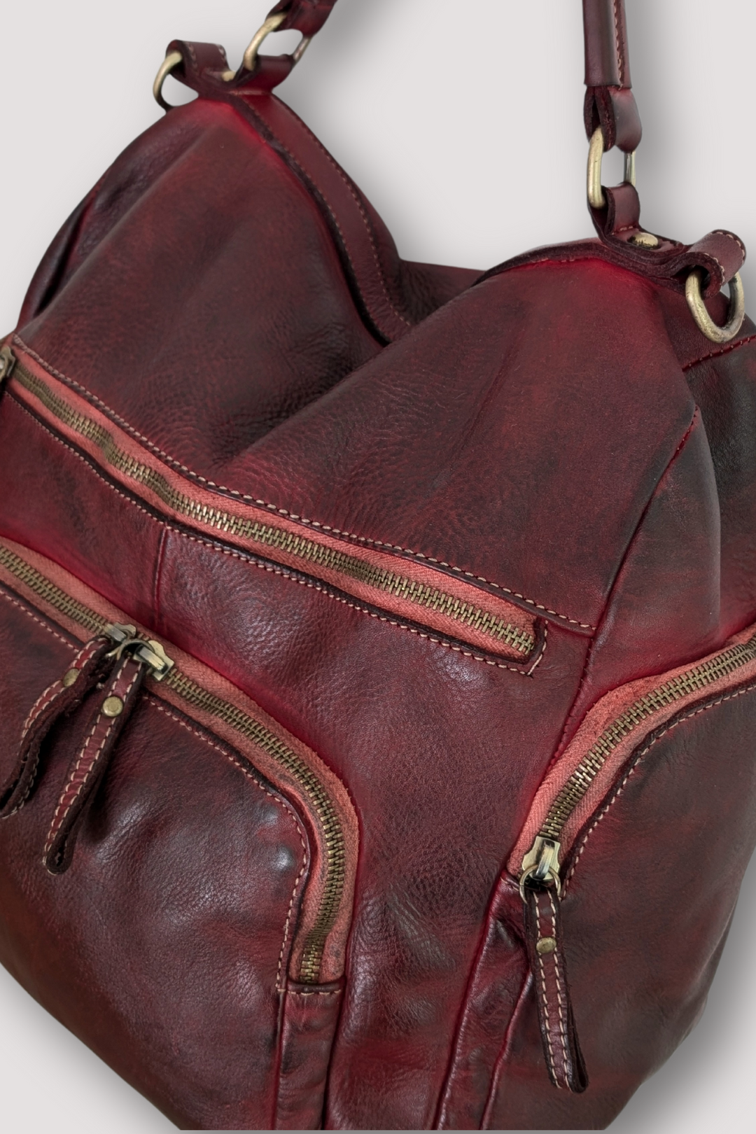 Quest Backpack Purse - Wine Bordeaux  (sign up for restock alerts)