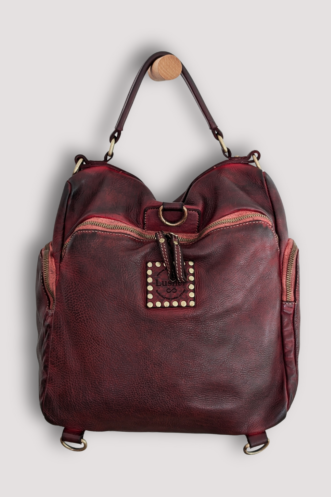 Quest Backpack Purse - Wine Bordeaux  (sign up for restock alerts)