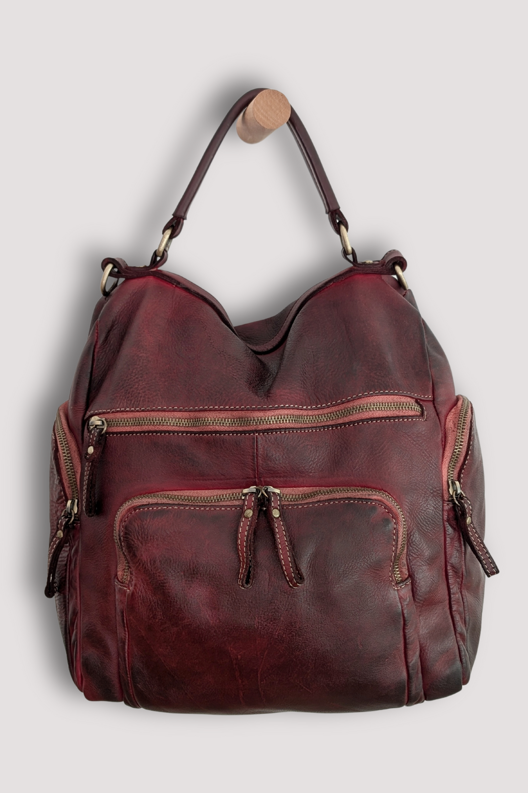 Quest Backpack Purse - Wine Bordeaux  (sign up for restock alerts)