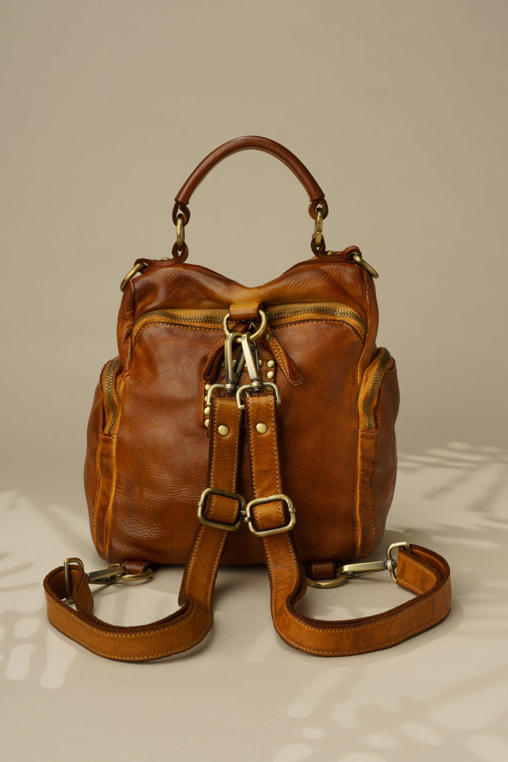 Mini Quest Backpack Purse - Cognac - Collectors Edition