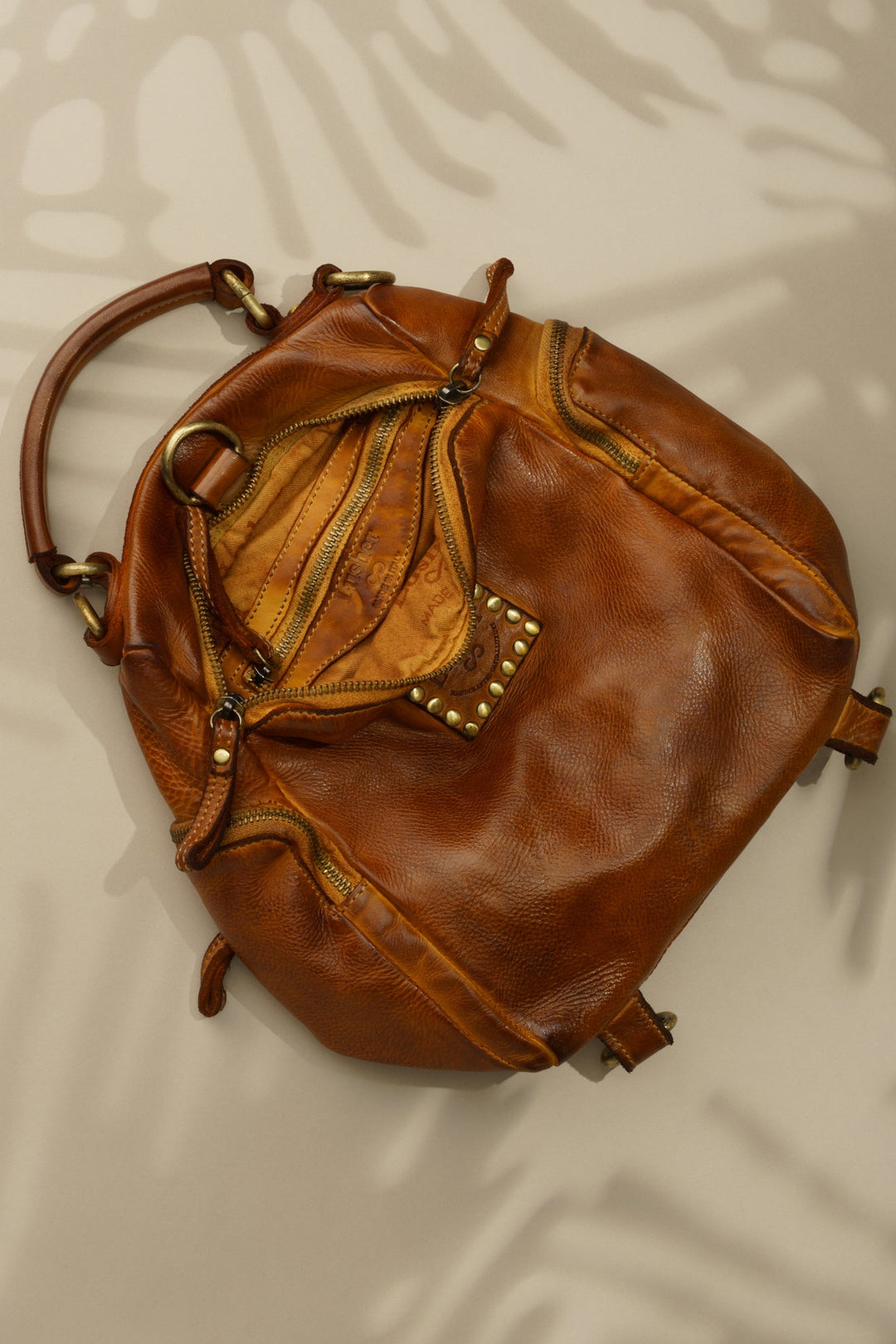 Mini Quest Backpack Purse - Cognac - Collectors Edition