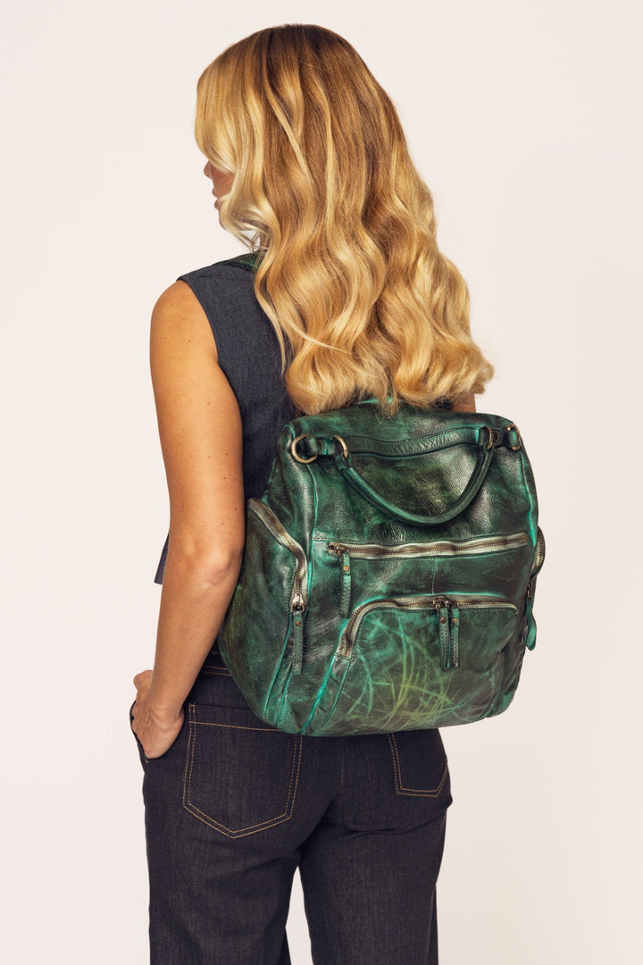 Quest Backpack Purse - Gold Green - Limited Edition