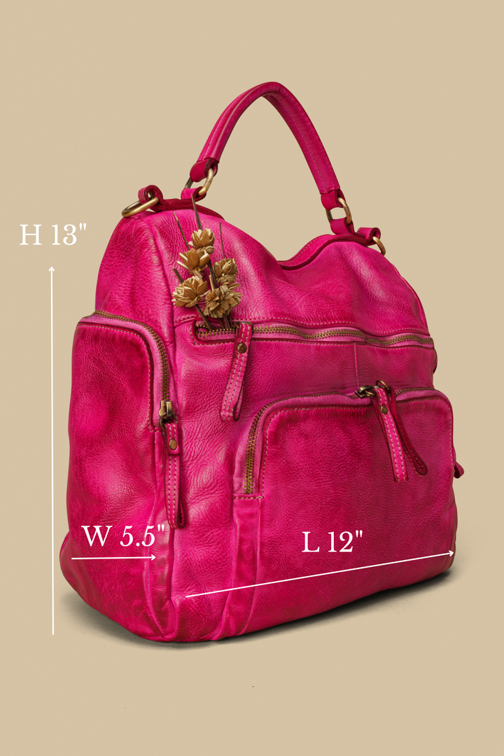 Quest Backpack Purse - Stoned Fuchsia