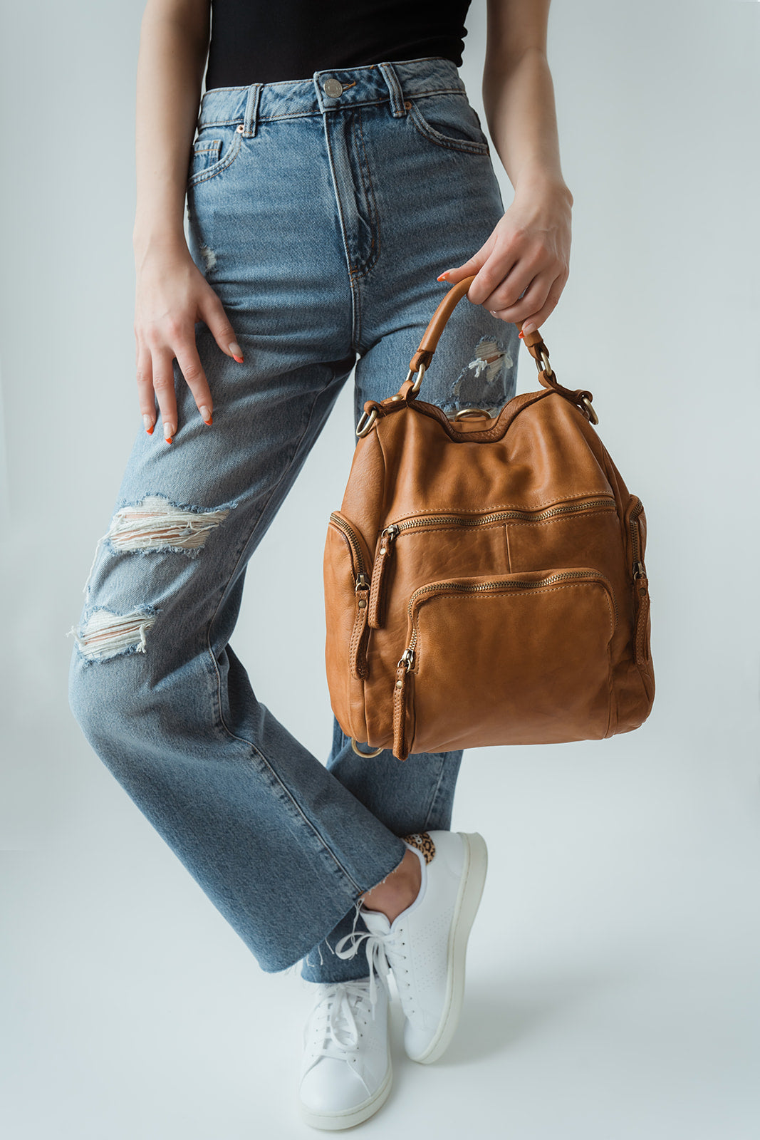 Cognac Ostrich Bag – Leffler Leather Goods