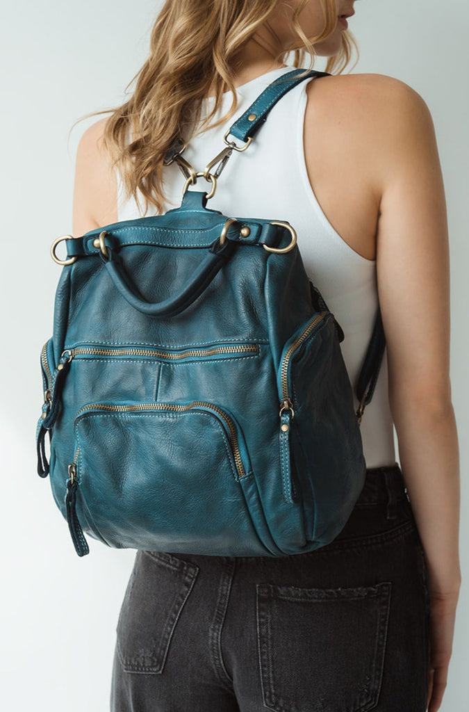 Rebecca Minkoff Julian easy rider Leather backpack purse limited ed ECRU  BEIGE | eBay