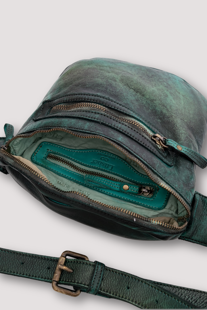 Rider Crossbody Sling Bag - Gold Green