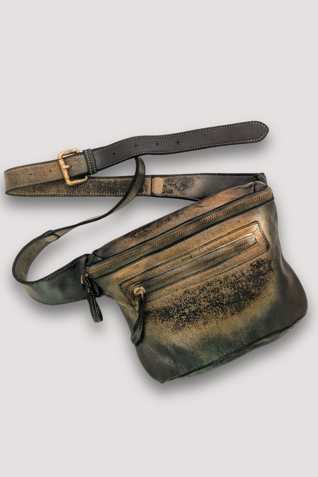 Rider Crossbody Sling Bag - Raw Onyx