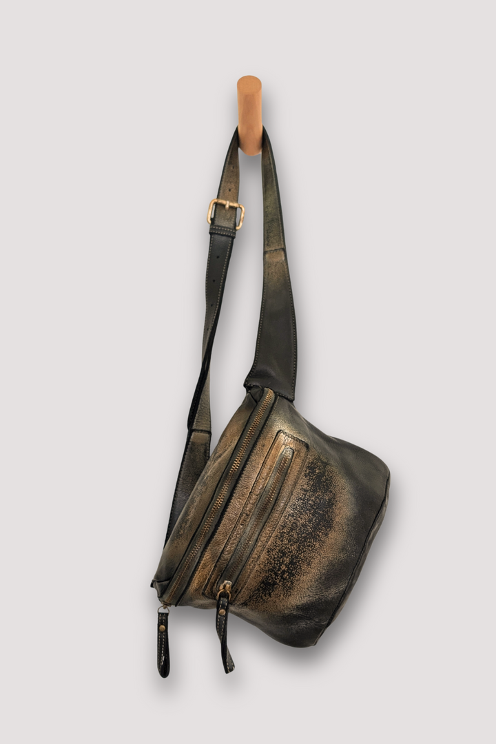 Rider Crossbody Sling Bag - Raw Onyx  (sign up for restock alerts)