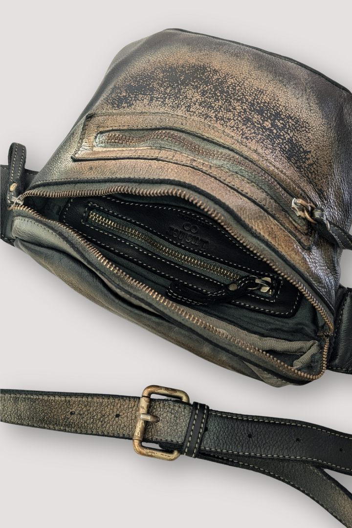 Rider Crossbody Sling Bag - Raw Onyx