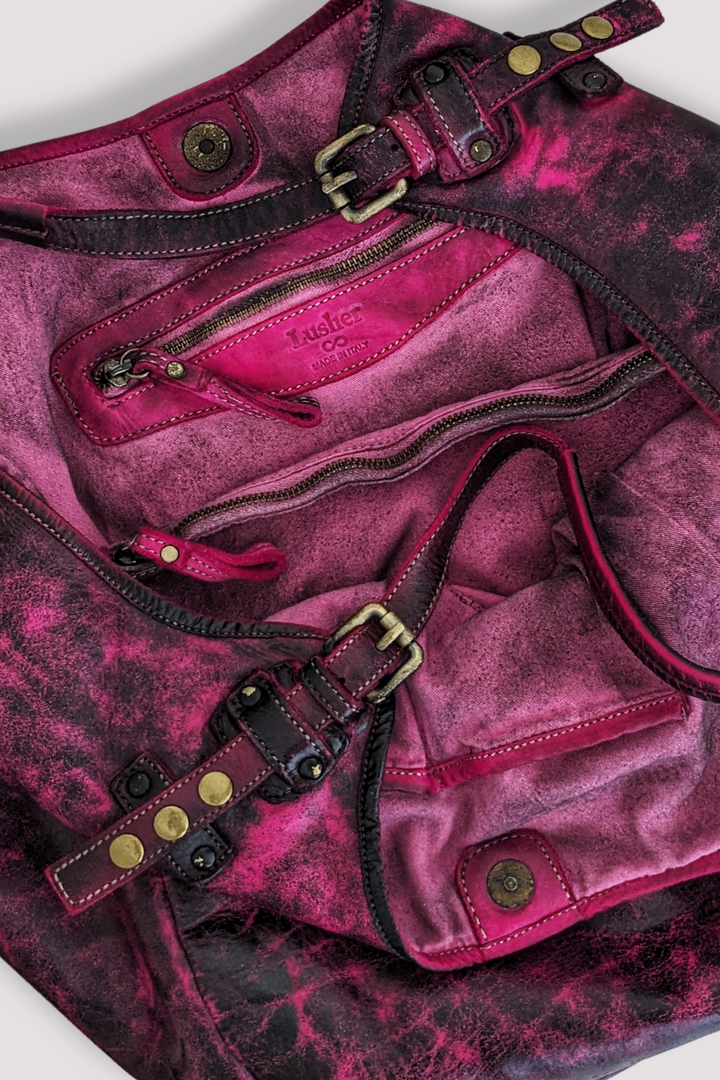 Soft & Slouchy Hobo - Rebel Fuchsia