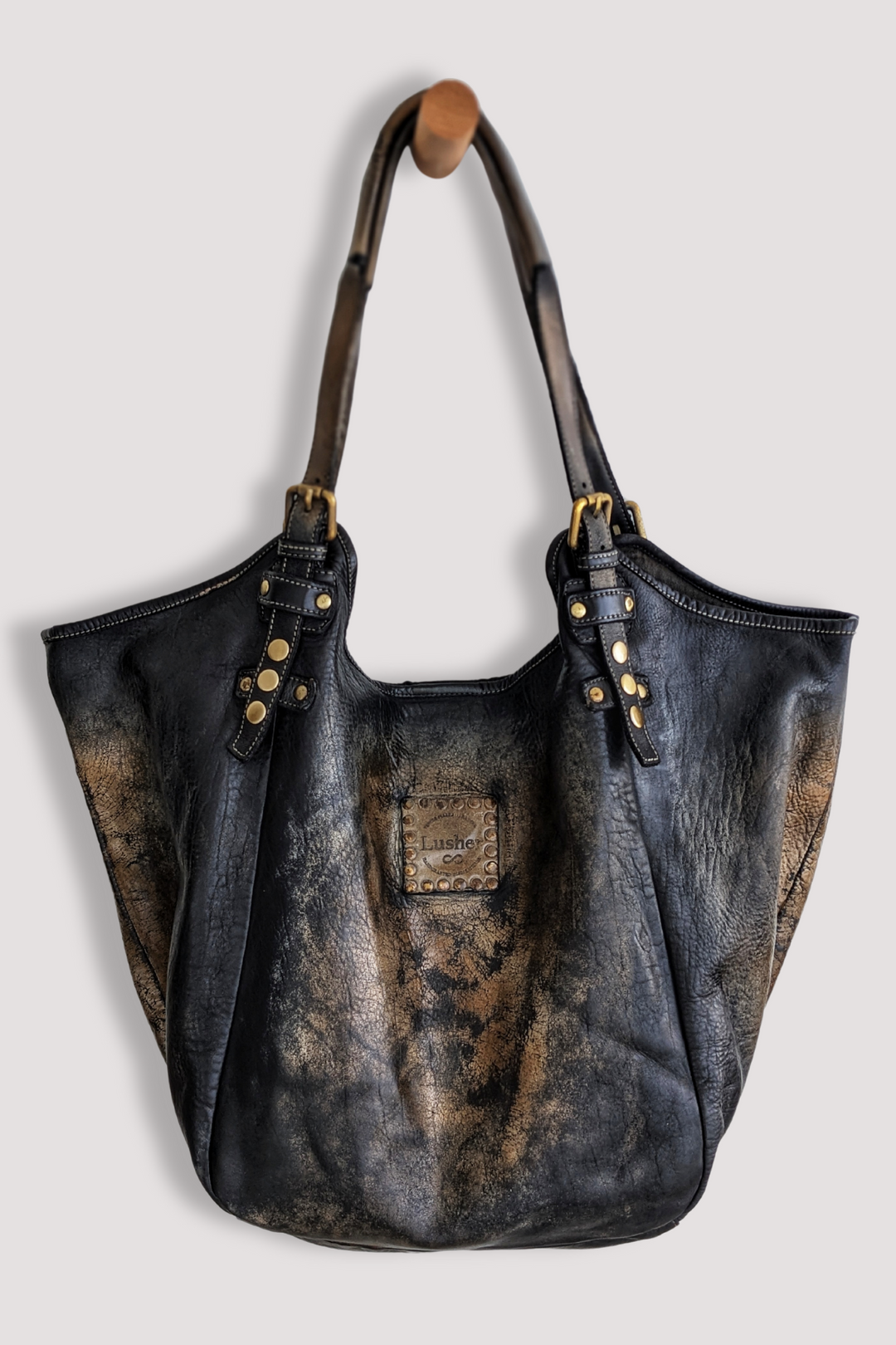 Soft & Slouchy Hobo - Black Raw Onyx