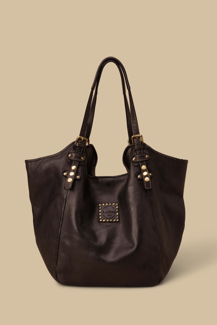 lusher soft and slouchy hobo, big black leather hobo